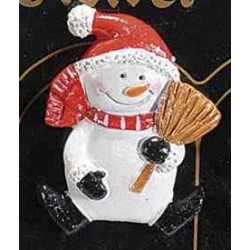 Christmas decoration, snowman, resin